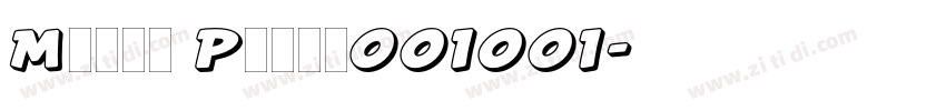 Megen Plain001001字体转换